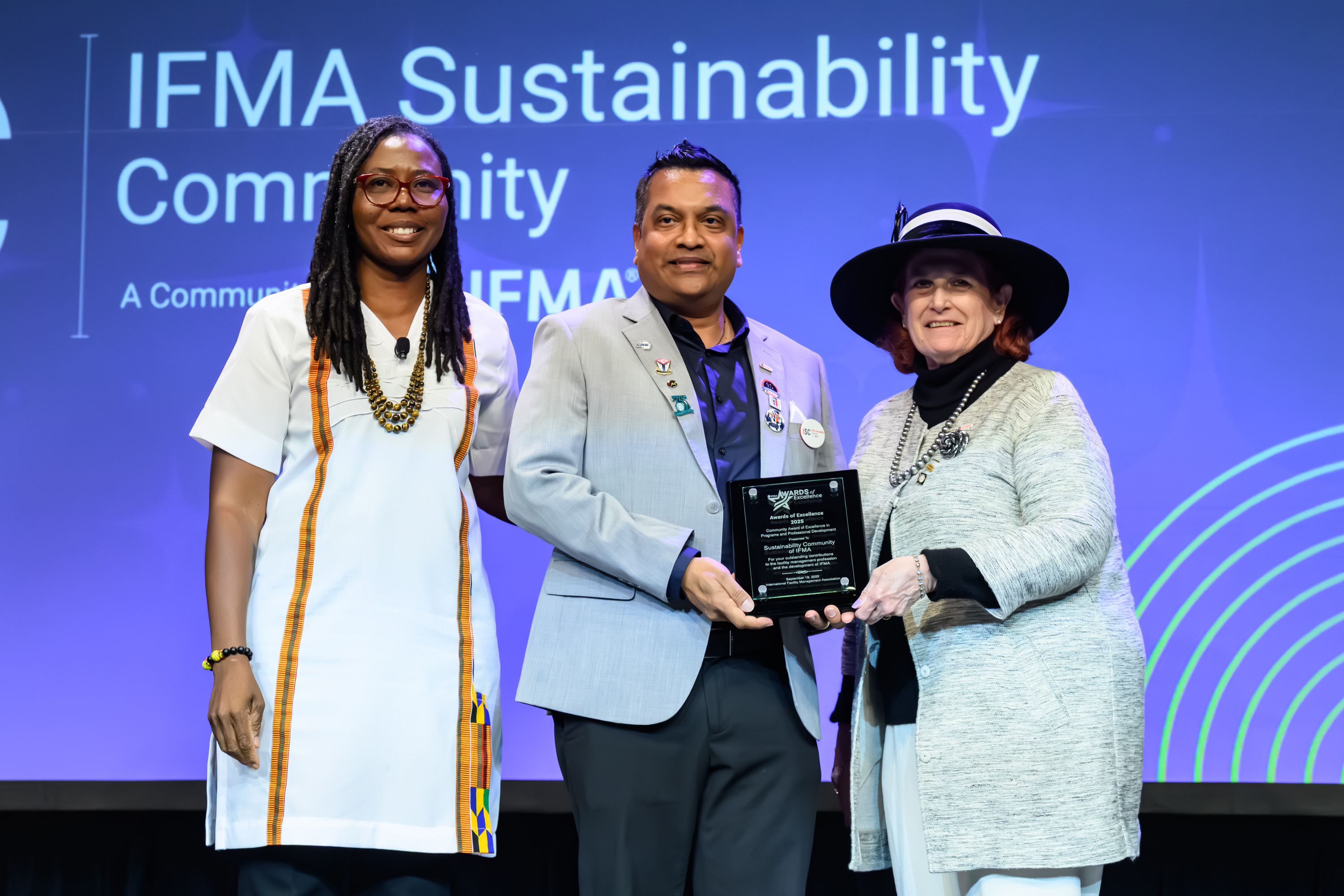 Award recipients at IFMA ceremony